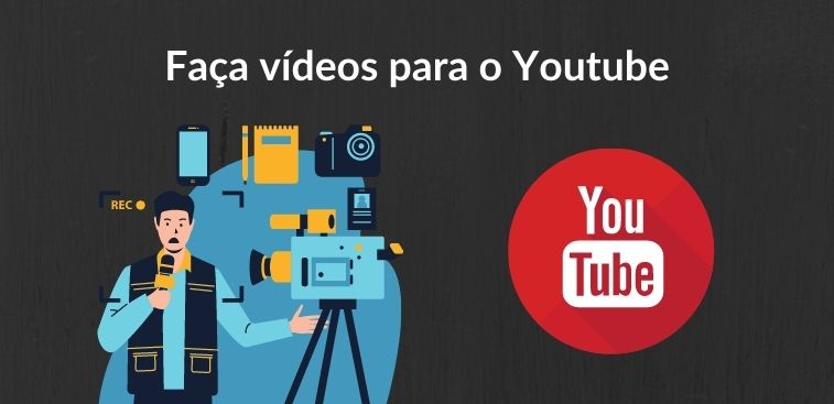 Faça vídeos para o Youtube