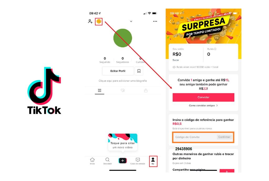 como-inserir-codigo-no-tiktok